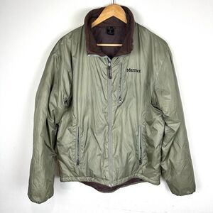 Marmot Olive Green Puffer Full Zip‎ Jacket Men’s L